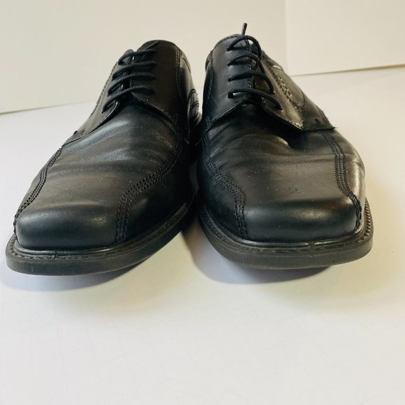 Ecco Black Leather Lace Up Dress Shoes 47 main image 4